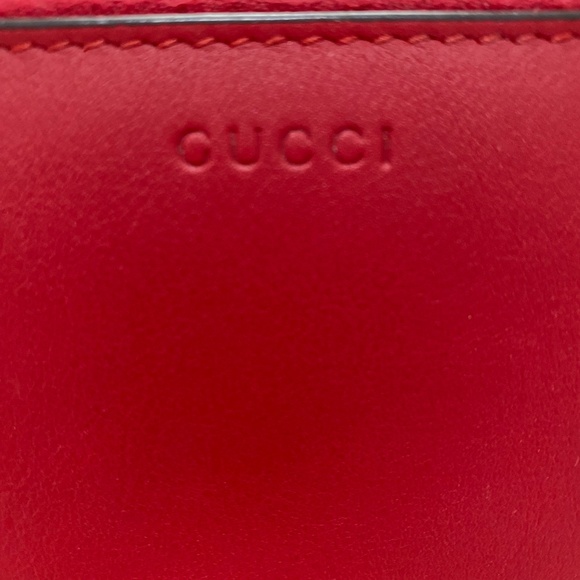Gucci Red Bamboo Wallet - Picture 2 of 15